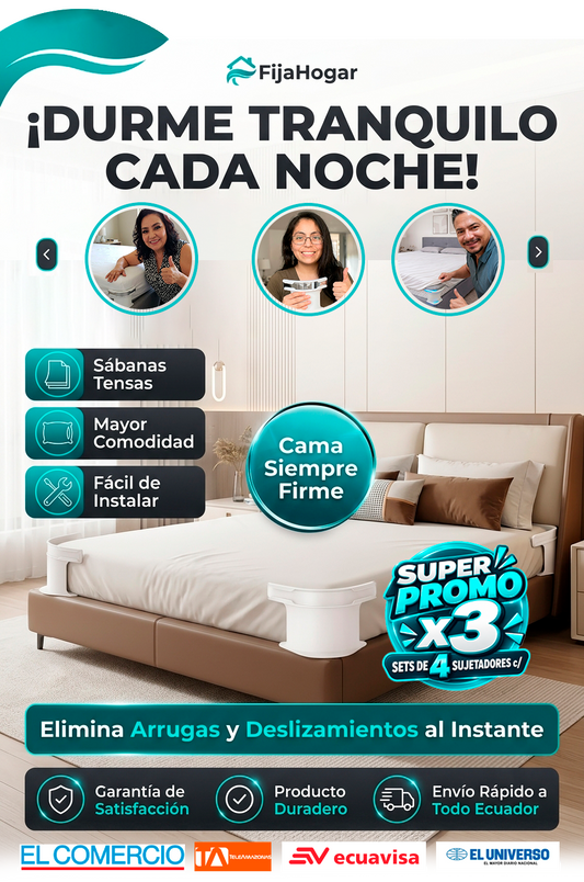 Sujetadores de Sábanas para Cama | 🎁SUPER PROMO x3  SETS DE 4 SUJETADORES c/u🎁