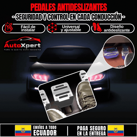 Protector Antideslizante para Pedales de Auto 🎁ENVÍO GRATIS🎁