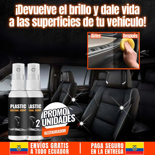Restaurador de plásticos | Exclusivo para asientos de auto
