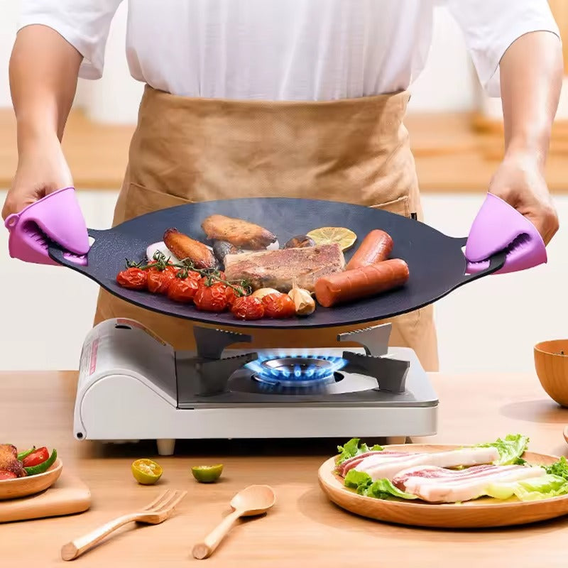 🎁GRATIS ORG CONDIMENTOS🎁 PLANCHA ESTILO KOREANA ANTIADHERENTE 34CM