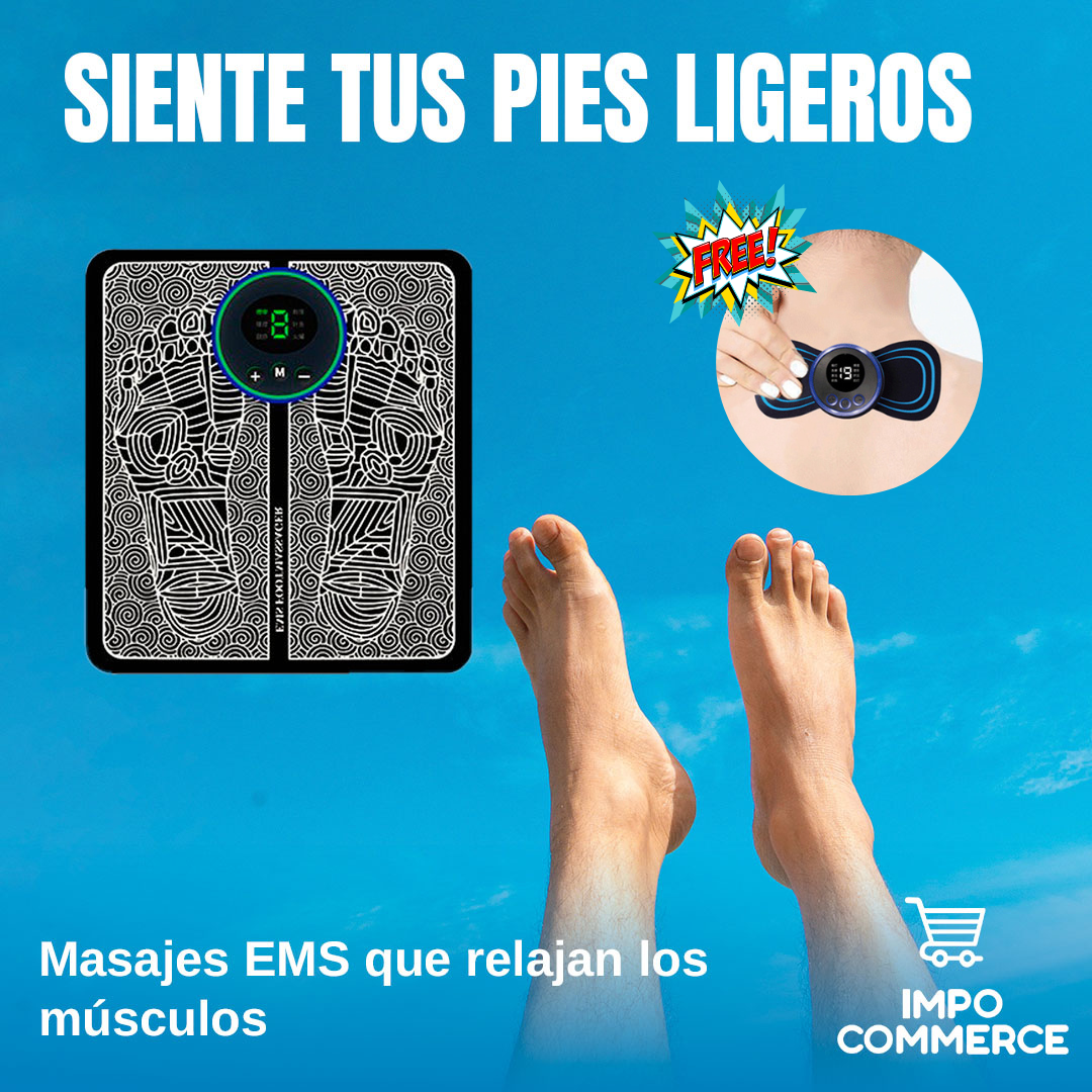 TAPETE MASAJEADOR PARA PIES (HOY GRATIS Masajeador Cuello)