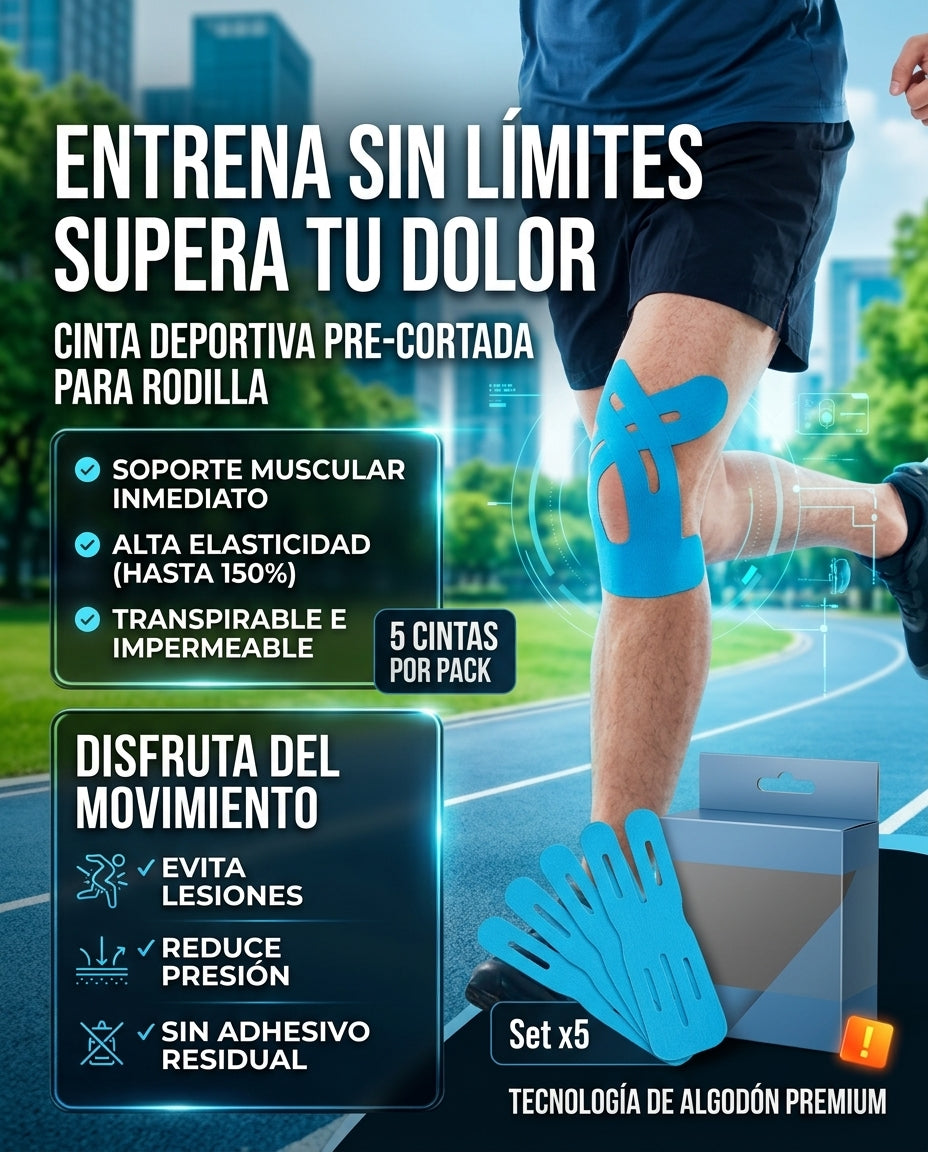 CINTA DEPORTIVA PARA RODILLA X5