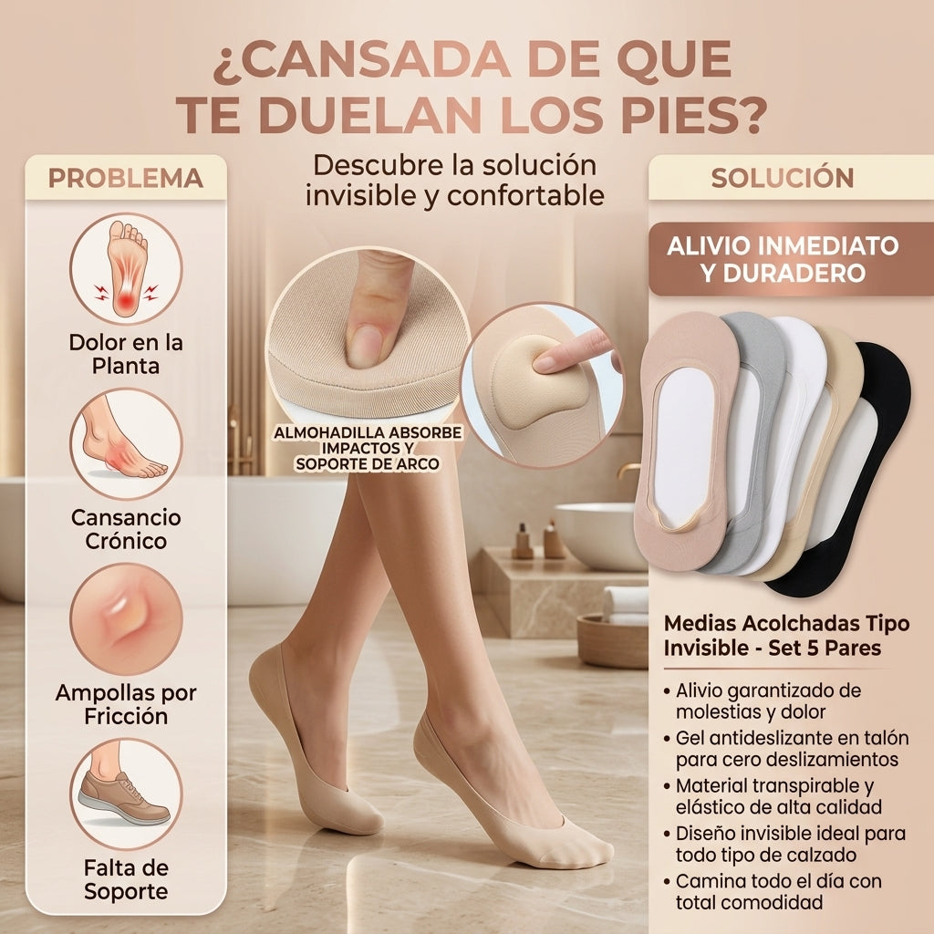 MEDIAS ACOLCHADAS 🎁PROMO 5 PARES🎁