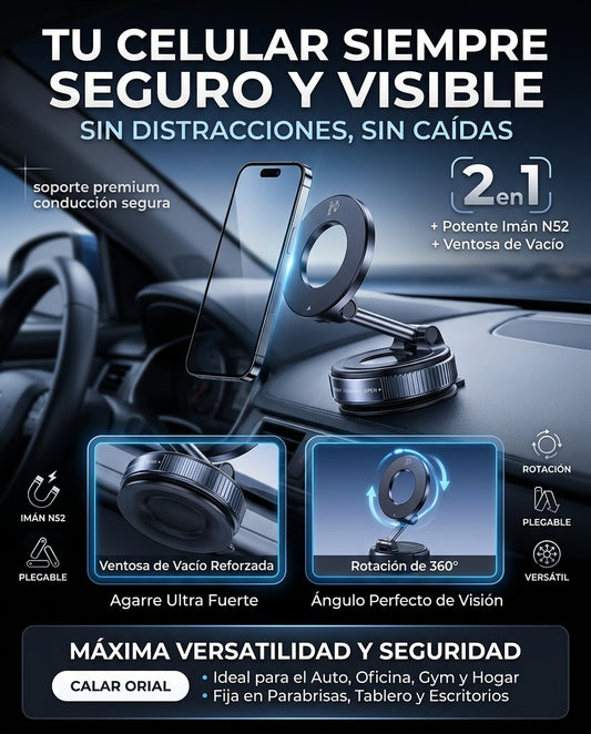 SOPORTE MAGNETICO PARA AUTO
