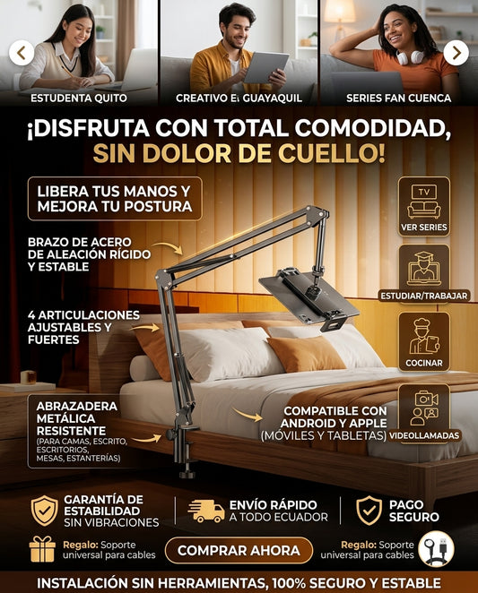 SOPORTE RIGIDO PARA CELULAR Y TABLETA