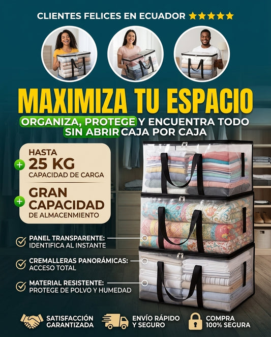 BOLSA TRANSPARENTE DE ORGANIZACIÓN
