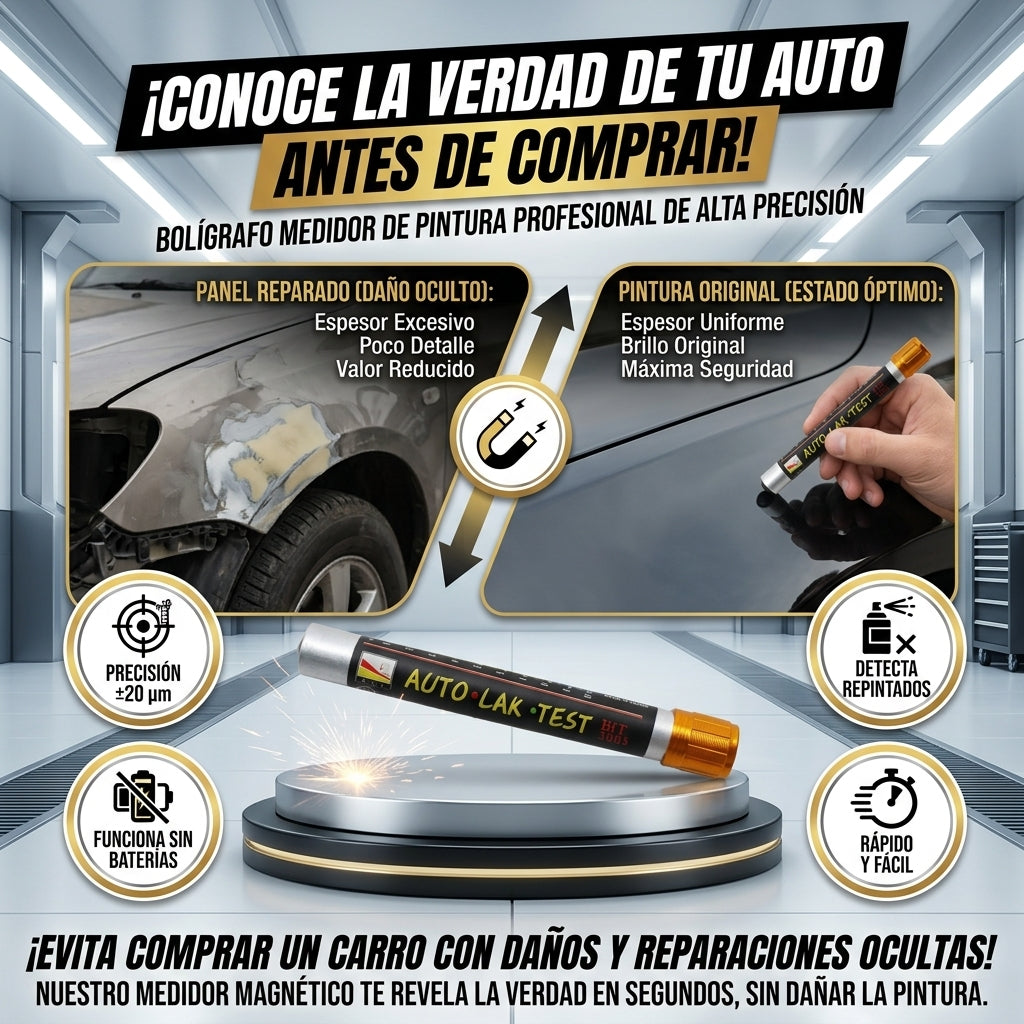 Bolígrafo probador de espesor de pintura