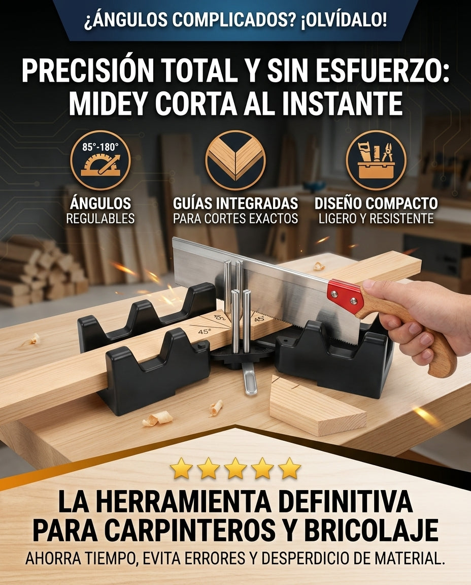HERRAMIENTA DE MEDICIÓN Y CORTE DE ESQUINAS