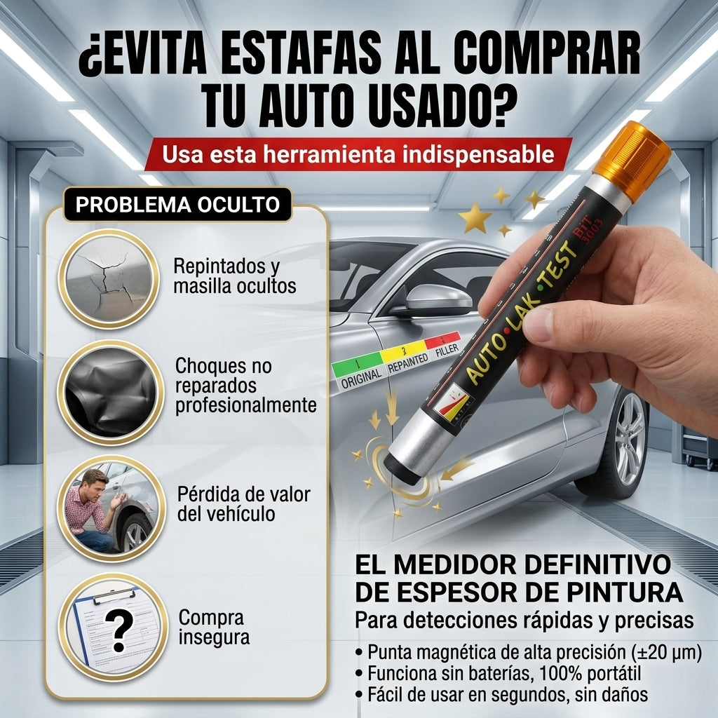 Bolígrafo probador de espesor de pintura