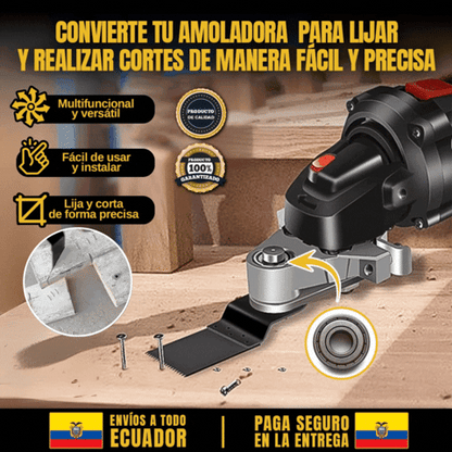 Adaptador Easy Fit para Amoladora: Corta, Lija y Pule 🎁ENVÍO GRATIS🎁