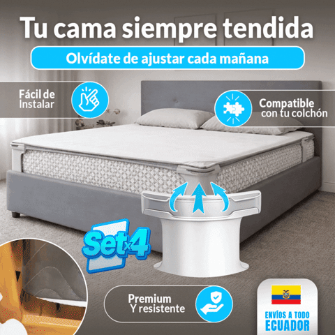 Sujetadores de sábanas para cama 🎁PROMO 4 UNIDADES🎁