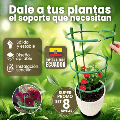 KIT SOPORTE APILABLES PARA PLANTAS 🎁SET 8 NIVELES🎁