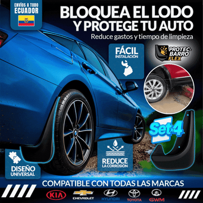 Protec-Barro Flex®️ Guardabarros 🎁SET 4 UNIDADES🎁