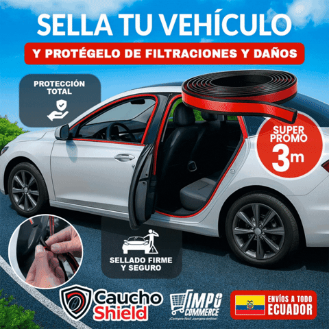 CauchoShield 360 | Cinta de sellado Adhesiva para auto 🎁PROMO 3 METROS🎁