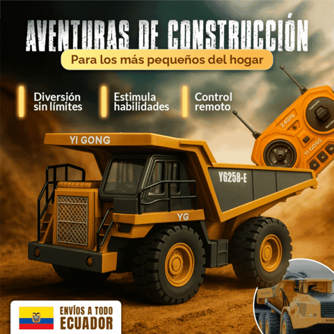 VOLQUETA CONTROL REMOTO 🎁ENVÍO GRATIS🎁