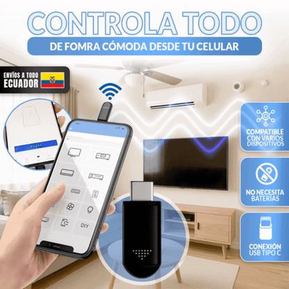 🎁HOY Envío GRATIS🎁 Adaptasdor Control remoto universal tipo C