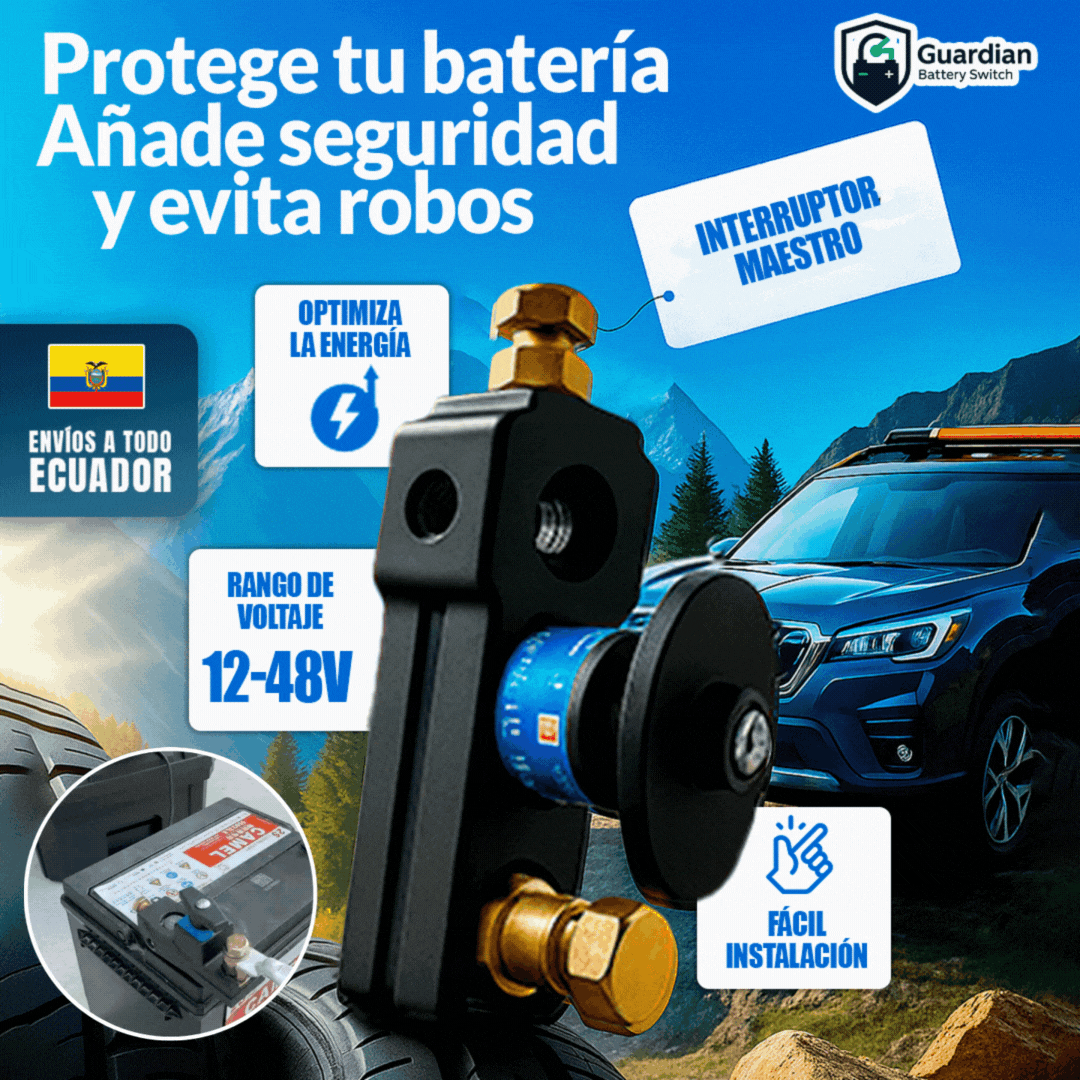 Guardian Battery Switch -  Switch para desconexión de bateria