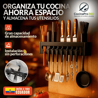 CocinaPro 360 | Organizador de cuchillos y utensilios