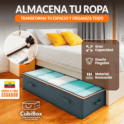 CubiBox®️ Bolsa Organizador para debajo de la cama 100*50cm