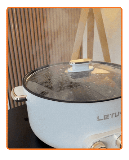 Olla eléctrica doble - Capacidad 1,5L por lado