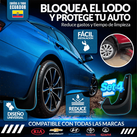 Protec-Barro Flex®️ Guardabarros UNIVERSAL 🚗