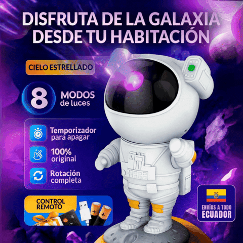 Astronaut Glow | Proyector Estelar 360° 🎁ENVIO GRATIS🎁