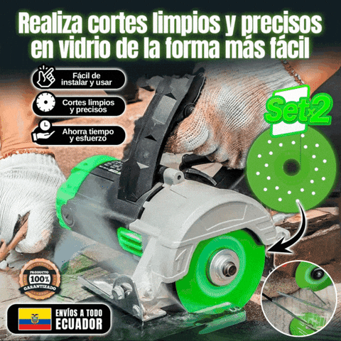 DISCO DE CORTE PARA VIDRIO-CERÁMICA 🎁PROMO 2 UNIDADES🎁