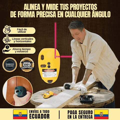 NIVEL LASER DE 90° DOS LÍNEAS ??HOY ENVÍO GRATIS??