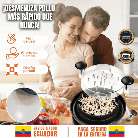 DESMECHADOR DE POLLO GIRATORIO