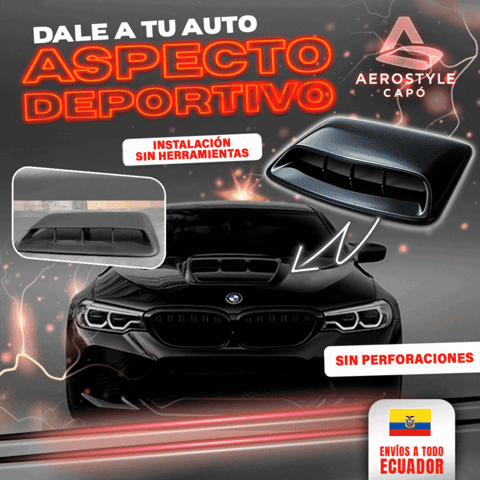 AeroStyle Capó - Salida de aire decorativo para auto