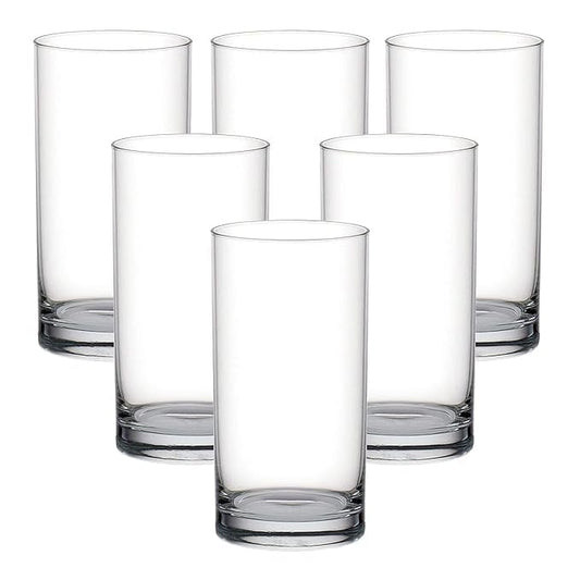 Juego de 6 vasos de vidrio