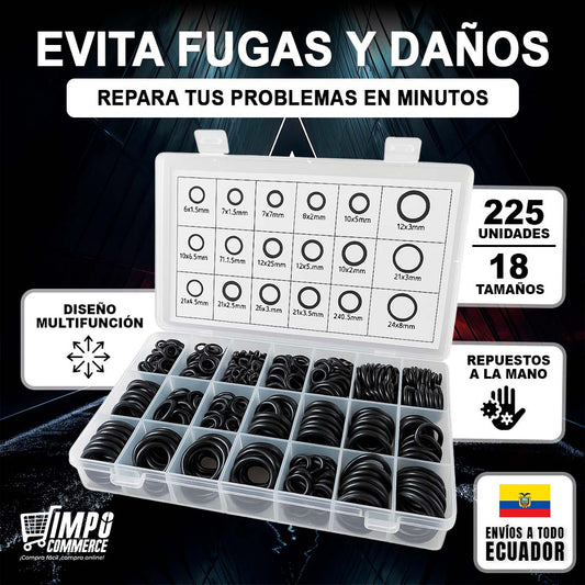 🎁HOY GRATIS 100 EMPAQUES🎁 MALETIN SELLO DE GOMA | 225 UNIDADES/18 TAMAÑOS