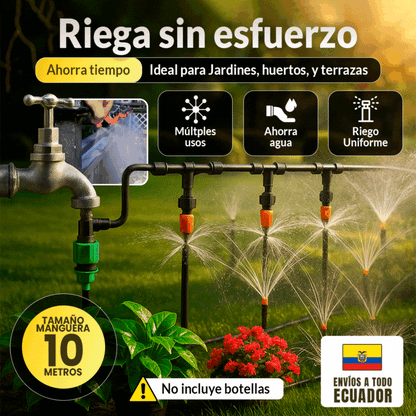 🎁PROMO 10 METROS🎁 Kit completo de riego semi automático