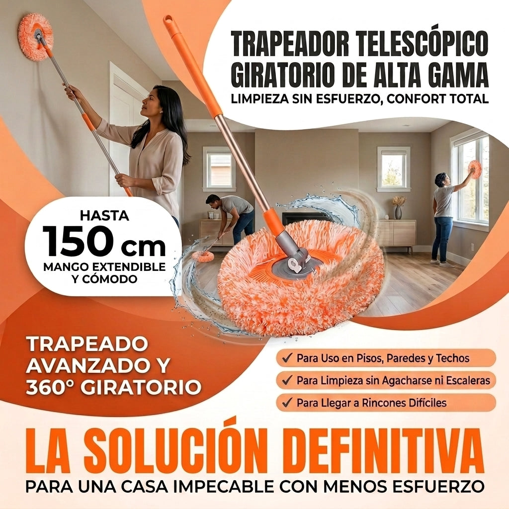 FREGONA MÁGICA PISOS, TECHO Y PAREDES 🎁PROMO LANZAMIENTO🎁