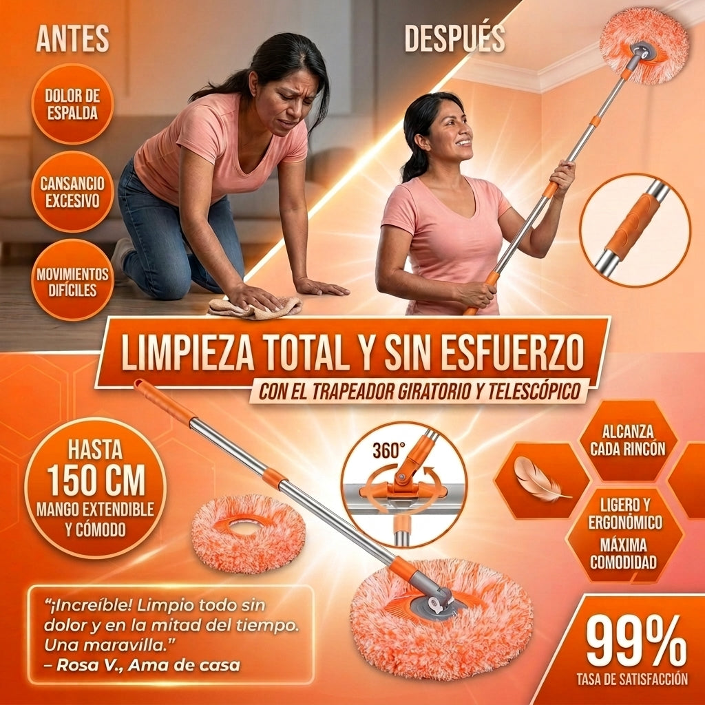 FREGONA MÁGICA PISOS, TECHO Y PAREDES 🎁PROMO LANZAMIENTO🎁