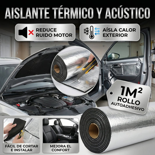 AISLANTE AUTOADHESIVO PARA AUTO TERMICO Y ACÚSTICO