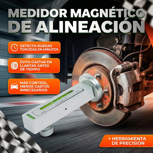 Medidor Magnético de Alineación de Ruedas 🎁PROMO LANZAMIENTO🎁