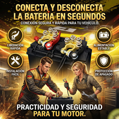 Set Terminales de Batería de Liberación Rápida
