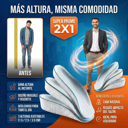 Plantillas Elevadoras de Altura 🎁PROMO 2X1🎁