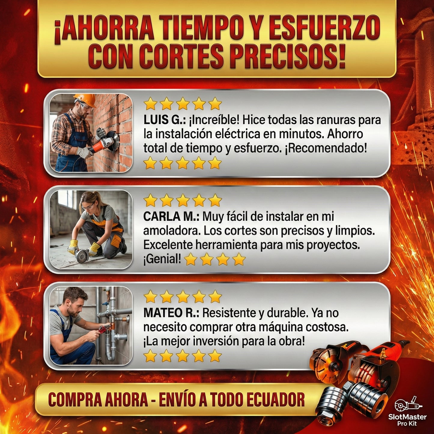 🎁HOY PROMO 2X1🎁 Kit Adaptador de amoladora para ranurado