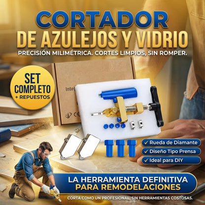 CORTADOR DE AZULEJOS Y VIDRIO 🎁PROMO KIT COMPLETO🎁
