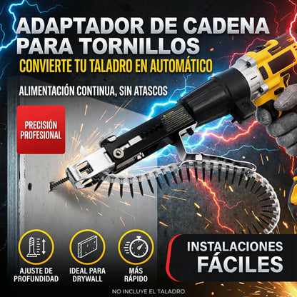 ADAPTADOR DE TALADRO PARA ATORNILLAR 🎁GRATIS CINTA REUSABLE🎁