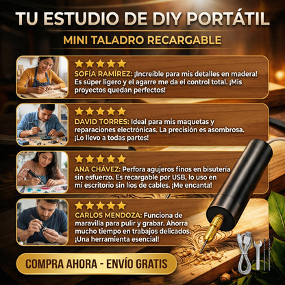 MINI TALADRO ELECTRICO 🎁PROMO LANZAMIENTO🎁