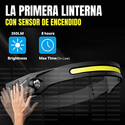 Linterna LED Recargable para Cabeza