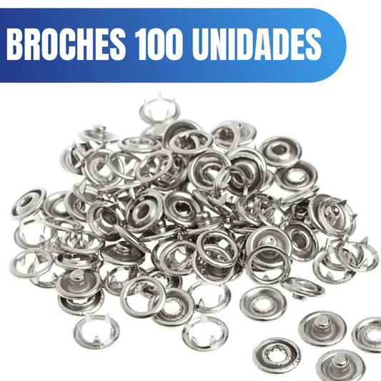 Broches 100 unidades