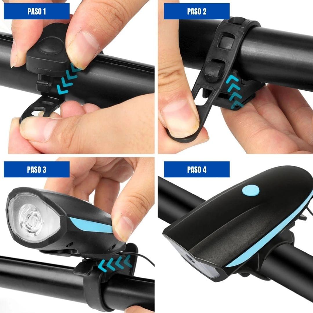 Bicycle Light®️ Luz de bicicleta recargable