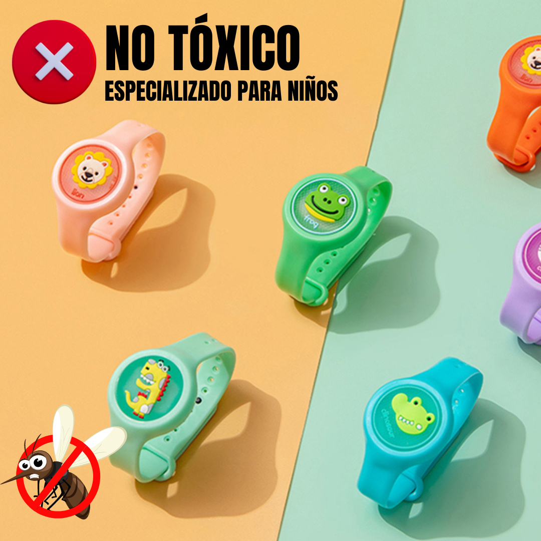 Pulsera Antimosquitos Para Niños