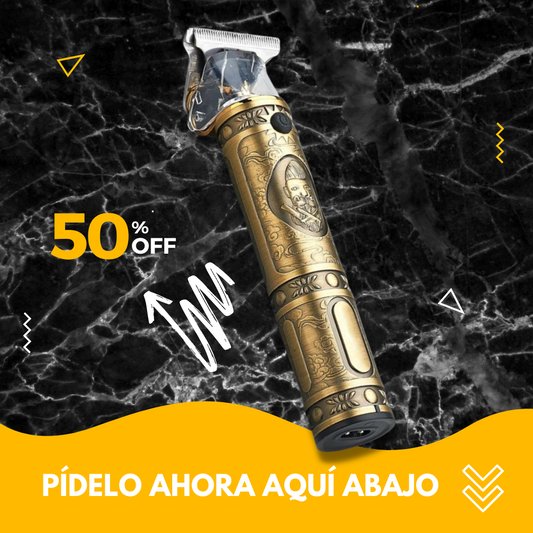 Razor GOLD®️ Afeitadora Rasuradora Vintage Recargable